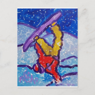 Snow Sports by Piliero Postcard