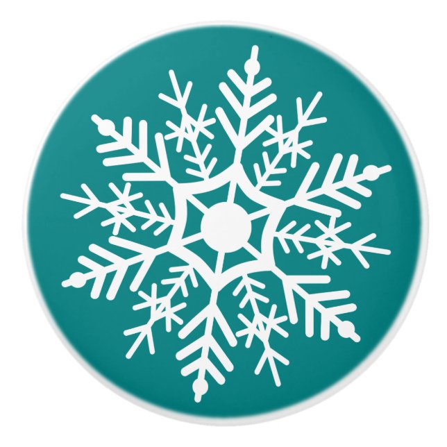 Snow Star - Drawer Knob (Front)