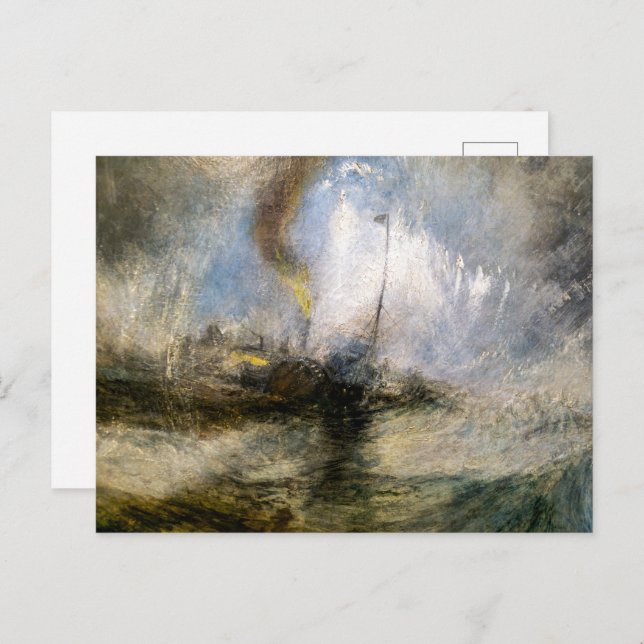 Snow Storm | JMW Turner | Postcard (Front/Back)
