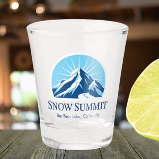 Snow Summit California ski resort souvenir Shot Glass