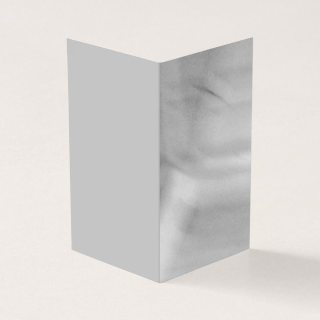 Snow Template Folded Card (Outside)