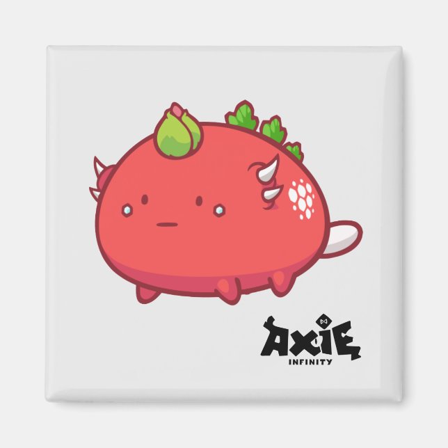 Snow Tomato AxieInfinity blockchain game Magnet (Front)