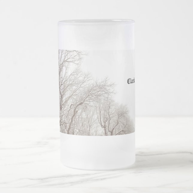 Snow Tree Frosted Mug (Center)