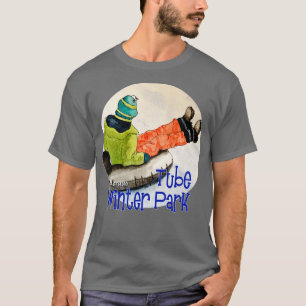 Snow Tubing At Winter Park Colorado T-Shirt