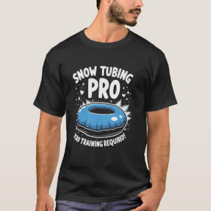 Snow Tubing Winter Fun Downhill Sledding Adventure T-Shirt