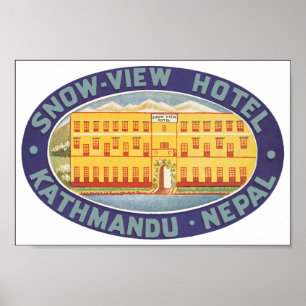 Snow View Hotel Kathmandu Nepal Poster