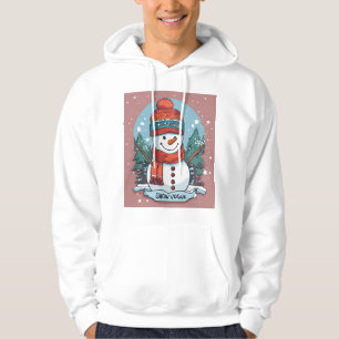 Snow Vogue Premium Hoodie – Cute Snowman Christmas