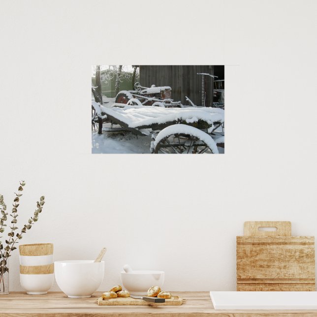 Snow wagon poster (Kitchen)