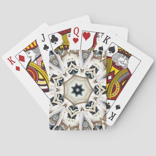 Snow Web Playing Cards (Back)