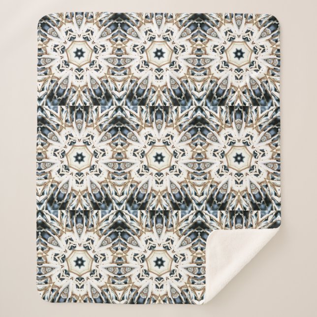 Snow Web Sherpa Blanket (Front)