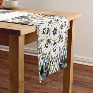 Snow Web Short Table Runner