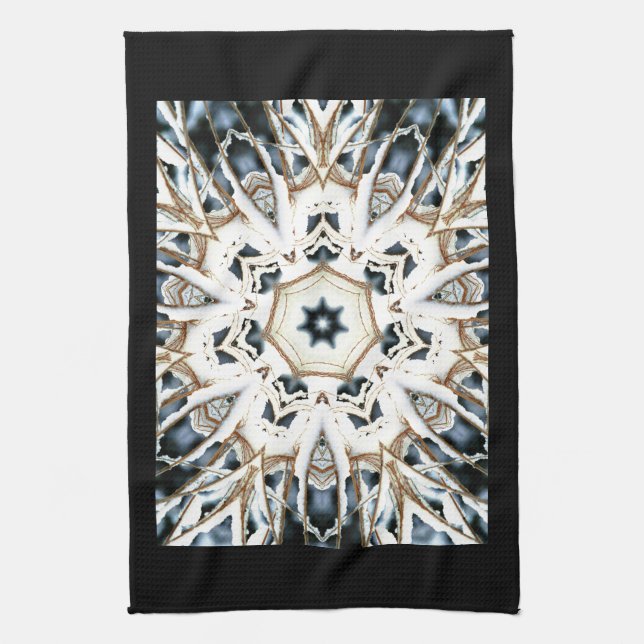 Snow Web Tea Towel (Vertical)