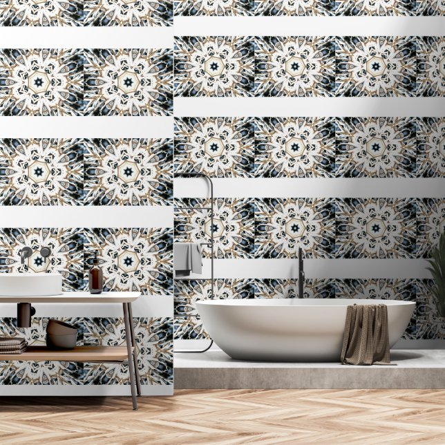 Snow Web Wallpaper (Bathroom)