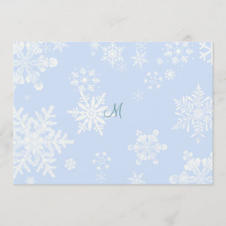 Snow Wedding Invitation