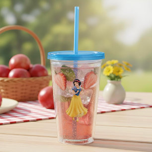 Snow White Acrylic Tumbler