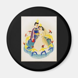 Snow White and the seven dwarfs Magnet