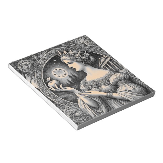 Snow White Europe Notepad (Angled)
