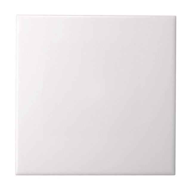 Snow White FFFAFA Colour, With Option to Add Image Tile (Front)