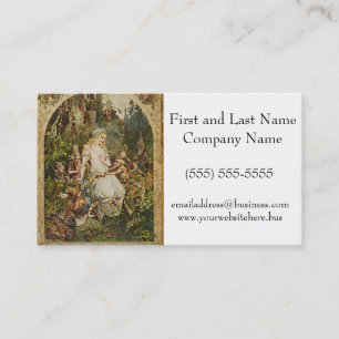 Snow White German Fairy Tale Illustration Business Card