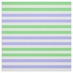 Snow white, Light baby blue, Soft pastel green Fabric