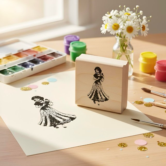 Snow White Rubber Stamp (Creator Uploaded)