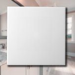Snow White Solid Colour | Classic Elegant Tile<br><div class="desc">Snow White Solid Colour | Classic | Elegant | Trendy | Stylish | Gift</div>