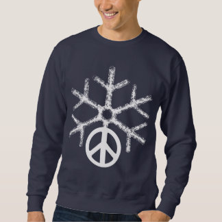 Snow with peace sweatshirt