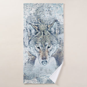 Snow Wolf Towel