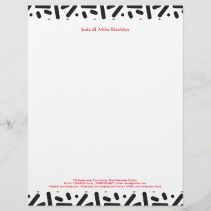 Snow Xmas Stationary and Gifts Customised Letterhead