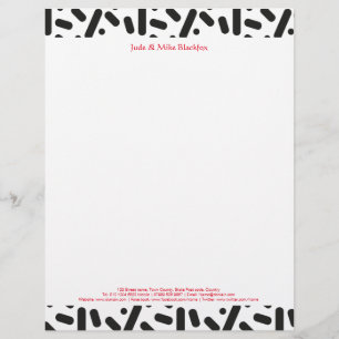 Snow Xmas Stationary and Gifts Personalized Letterhead