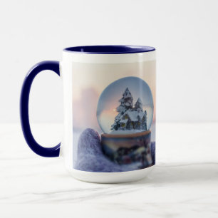 Snowball Christmas tree winter snowfall Mug