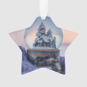 Snowball Christmas tree winter snowfall Ornament