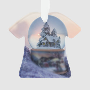 Snowball Christmas tree winter snowfall Ornament