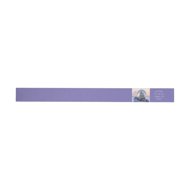 Snowball Christmas tree winter snowfall  Wrap Around Label (Individual)