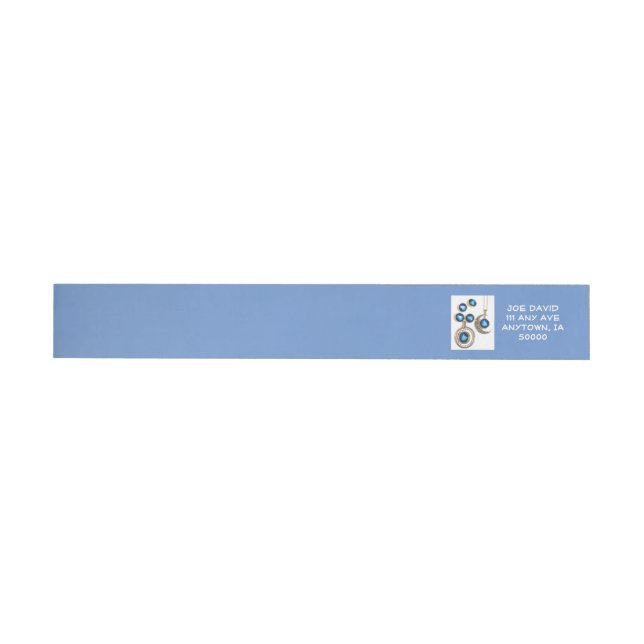 Snowball Christmas tree winter snowfall  Wrap Around Label (Individual)