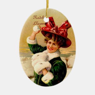 Snowball Toss Ornament