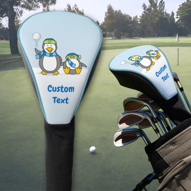 Snowballing penguins golf head cover (Creator Uploaded)