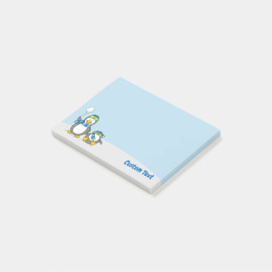Snowballing Penguins Post-it Notes