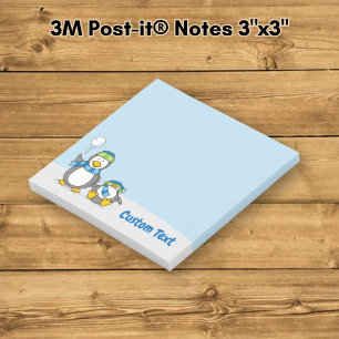 Snowballing Penguins Post-it Notes