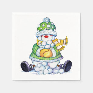 Snowballs - Paper Napkins