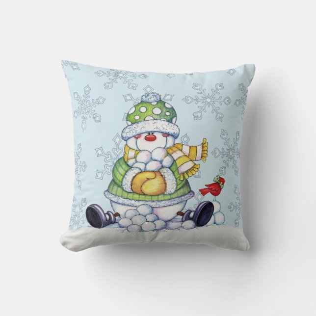 Snowballs - Pillow (Front)