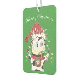 Snowbell the cow & the Xmas light air freshener