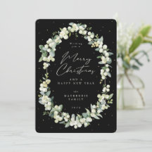 Snowberry+Eucalyptus Botanical Frame Christmas