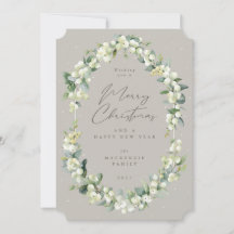 Snowberry+Eucalyptus Botanical Frame Christmas