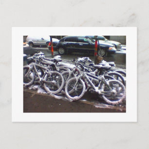 Snowbikes Postcard