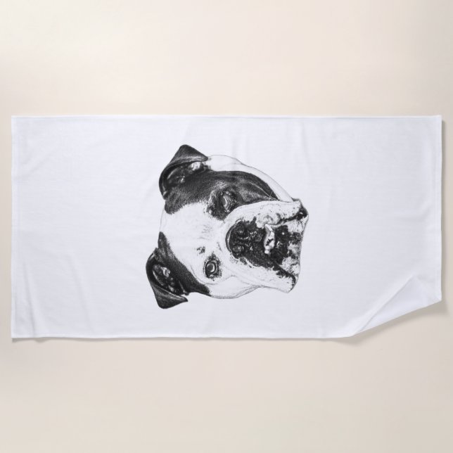 Snowbird Bulldog Towel (Front)