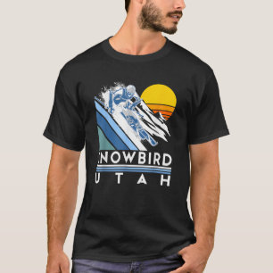Snowbird Utah Retro Ski  T-Shirt