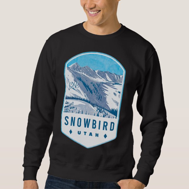 Snowbird Utah Ski Badge Sweatshirt (Front)