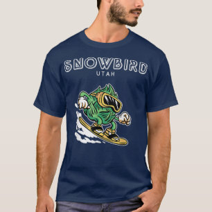Snowbird UtahFunny Snowboarding Beer Hops  T-Shirt