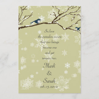 Snowbirds 2 Khaki Invitation